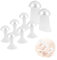 Generic Zehenabscheider, 8Pcs Zehenspreizer, Zehe Spreader Set, Silikon Zehentrenner Pediküre Nagellack Heimgebrauch und professioneller(Perle), Beige