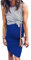 Tomwell Femmes Enceintes VêTements De Maternité Manches Courtes Robe Moulante Sexy Solide Ajusté Et Robe Grossesse Ete Bleu XL
