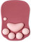 DOBAOJIA Ergonomic Mouse Pad with Wrist Rest-The mouse was born under my control! Perfect Choice: Provide more accurate cursor positioning. Suitable for all optical mice and laser mice. Improvement of work and study efficiency. Perfect for the prevention of tendinitis and arthropathy. Ideal for office, home, study, computer games etc. Features: Lightweight, durable design endures years of use. Environmental friendly material, smelless, nontoxic and safe to use. Slip resistance, moderate softness, comfortable touch, release wrist stress. Specification: Color: grey & pink Weight : 340g (12oz) Dimensions : 270 x 200 x 25mm (10.63 x 7.87 x 0.98 inches) Material : milk silk fabric surface + silicone pad+ SBR bottom Package included:  1Mouse pad