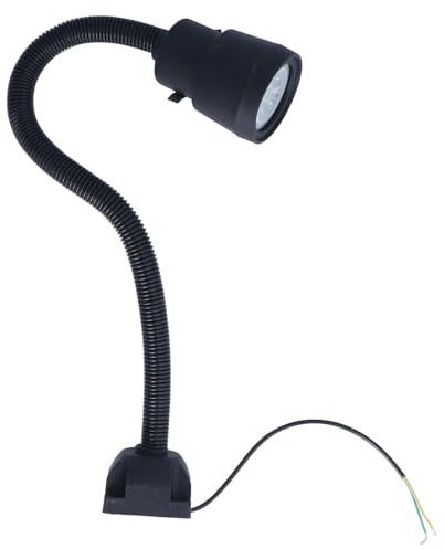 5W LED Arbeitsleuchte mit flexiblem Schwanenhals für Maschinen wie Drehbank und Fräse 24V 36V Industriebeleuchtung