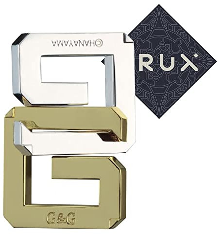 Hanayama Cast G&G Puzzle - Level 3 of 6 - Mid Range - Includes Crux Sticker