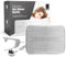 KEPLIN Rechargeable Electric Hot Water Bottle Soft & Cosy Bed, Hand & Body Warmer - Fast Heating, Auto-Shut Off Function, Over-Heat Protection & No Refill Heat Pad (Grey)