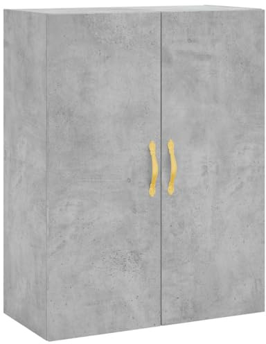 vidaXL Wandschrank Betongrau 69,5x34x90 cm