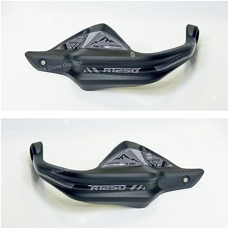 Adesivi 3D Protezioni Paramani compatibile con/sostitutivo per BMW Motorrad R 1250 GS Triple Black