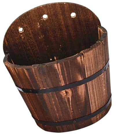 Sosoport Fioriera Legno Vintage Con Design Rustico Contenitore Multiuso Per Piante Grasse e Decorazioni Da Giardino Vaso Versatile Per Interni Ed Esterni Capacità Per Giardinaggio e