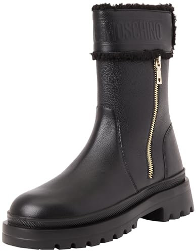 Love Moschino, Stivaletto Donna, Nero, 38 EU