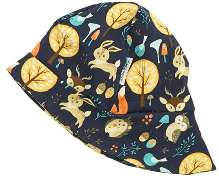 Kleine Könige Sonnenhut Sommer Mütze Baby Jungen · Modell Fuchs Waldtiere Forest Friends Marine · Ökotex 100 Zertifiziert · Größe 86/92