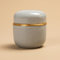 TEANAGOO Keramische Teedose Japanischer Matcha Grüner Tee Pulver Dose Tee Pulver Dose Matcha Pulver Kit X2, Dunkelgrau, Versiegelte Keramik Dose für Matcha Pulver, Color Box Verpackung.