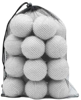 FLCPJGV 20 Stück Tennisbälle, Trainingsbälle, 2,52 Zoll Durchmesser, elastische Übungsbälle, verschleißfest, zum Spielen, Anfänger, Weiß