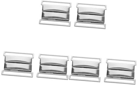 VALICLUD 6stücke Gürtel Schnallen Aus Zinklegierung Einfache Schnallen Für Bekleidungsaccessoires Passend Für Windbreaker Mäntel Und Mehr Innendurchmesser Silberton