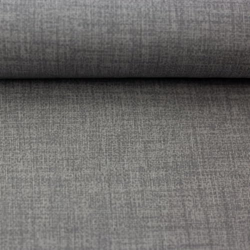 Beschichteter Dekostoff | uni | CHARLY | 20 Farben | für Taschen, Utensilos, Tischläufer .. | 50x140 cm | KEINE Meterware (grau)