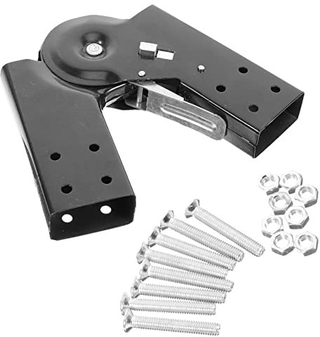 TEHAUX Schwerlast-aluminium-dachbodenleiter-scharnier Multifunktionaler Klappgelenkkopf Mit Schrauben Robustes Faltscharnier Für Leichte Stehleitern Und Dachbodenleitern Einfache Montage