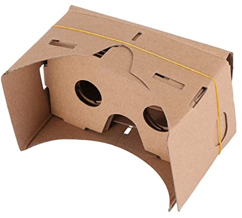 Ujjdwiurgh 15,2 cm DIY 3D VR Virtual Reality Brille Hartfaserplatte für Karton