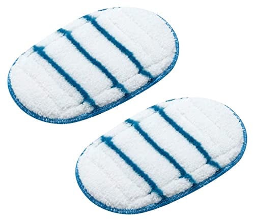 BLACK+DECKER 2 Tampons en microfibre de rechange pour accessoire SteaMitt, FSHSMPA-XJ