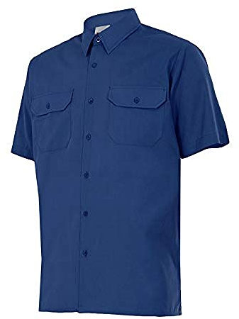 Velilla 522; Kurzarmhemd, Blau, Größe XL