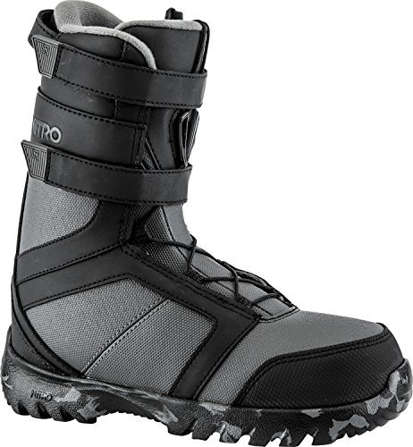 NITRO Snowboards Kinder Snowboard Boot Rover Youth ELS'18, Black-Charcoal, 24, 1181-848419