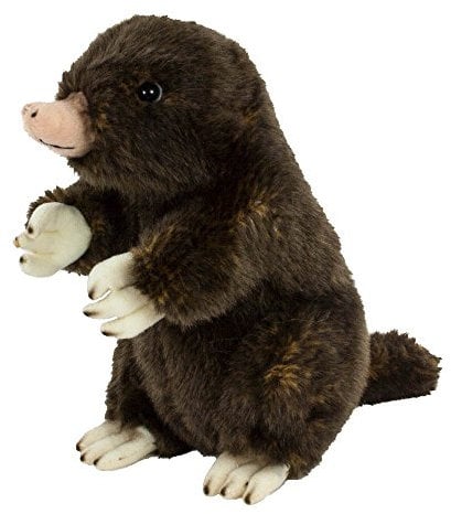 Teddys Rothenburg Kuscheltier Maulwurf stehend braun/beige 21 cm Plüschmaulwurf Plüschtier Uni-Toys