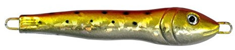 Robinson Pilker Sea Fox Head Fish, Gewichte von 125g, 150g und 200g, sechs verschiedenen Farben verfügbar. Lieferumfang mit Meeresdrilling (150g, Orange Sardine)
