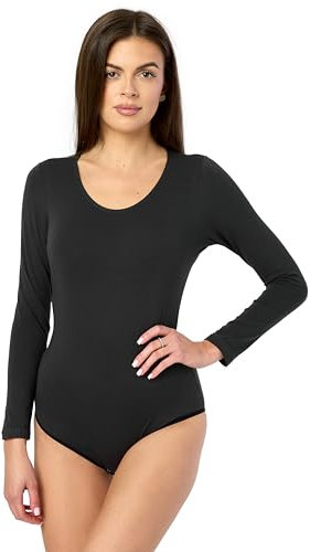 Merry Style Damen Langarm Body BD900 (Graphit, XXL)