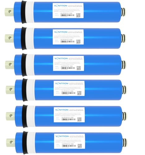 6 x Aquintos Membrane 100 GPD Vontron für Umkehrosmoseanlagen mit 10 x 2,5