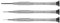BERNSTEIN Uhrmacher-Mikro-Schraubendreher 3-tlg Schlitz 0,6/1,0/1,5 mm, Uhrmacherwerkzeug Set, Für Uhren, Brillen, Reparatur, Made in Germany