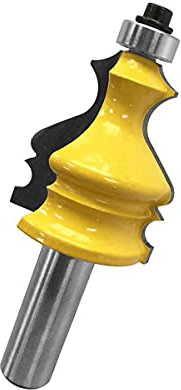 1/2 Inch Shank Molding Router Bits Picture Frame Straight Rail Router Bit Woodworking Cutter Tool Milling Cutter Chisel