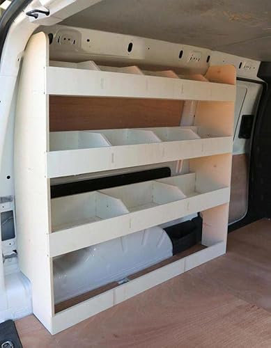 VANIFY - Kompatibel mit Volkswagen Caddy L2 (Maxi) 2003-20 Fahrzeugeinrichtung Fahrzeugregale, Fahrerseite hinten Regal