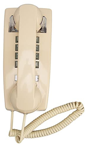 Vintage Wand Telefon, Festnetz Kabel Gebrachtes Telefon mit Lautstärke Regler, Retro-Wand Telefon Im Alten Stil für Home Hotel und Büro