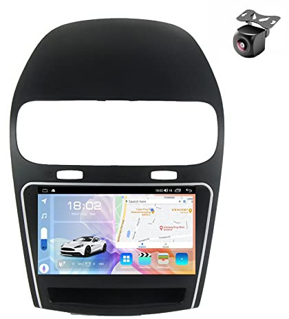 Android 12 Autoradio per Fiat leap Freemont per Dodge Journey 2012-2014 2 DIN Stereo Car Tablet Pollici Schermo MP5 Lettore Multimediale Receiver GPS Radio con SWC Carplay auto (M500S 8core 4+64G)