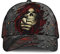 942 Roter Böser Totenkopf 3D Gedruckt Herren Damen Snapback Kappe Verstellbar Trucker Kappe Vintage Baseball Kappen Visier Hut Für Laufen Sport Angeln