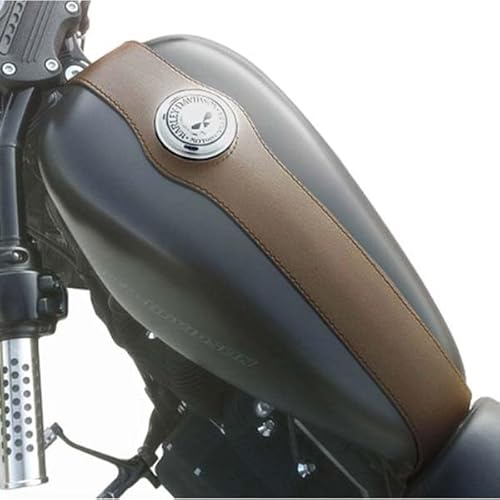 Copriserbatoio marrone compatibile con Harley Davidson Sportster 3,3 galloni