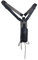 GORGECRAFT Médiéval Renaissance Épée Grenouille Réglable en Cuir Épaule Dos Gaine Support Bandoulière Ceinture Sangle Rétro Épée Holster LARP Guerrier Costume pour Hommes Halloween Cosplay Noir