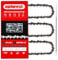14 Chainsaw Chain 3/8 LP Pitch, 043 Gauge, 50 DL Fits Stihl MS 170, MS 180, 009, 010, 011, 012, 015,61PMM350E,Pole Saw: HT7O, HT73, HT75,Oregon R50, 90PX050G, R50-21(3 PACK) (90MOPX50)