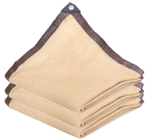 Rete Ombreggiante da Giardino con Occhielli 3x5m(9.8 * 16.4ft),Teli Ombreggianti da Esterno 90% Protezione da Sole Anti UV,Rete Telo Ombra per Serra/Balcone/Piante Da Patio/Pollaio/Posto Auto/Piscina