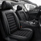 Auto Leder Sitzbezüge für Toyota Aygo X AB70 2021 2022 2023 2024 2025,Allwetter wasserdichtes Komfortabler Autositzbezug Full Set Sitzbezüge Zubehör,D-Black and White