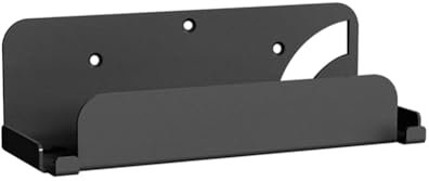 meiyan Game Console Wall Mounted Holder Bracket for Switch/Host Handle Hanger Wall Mount Storage Rack Black
