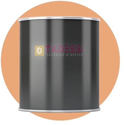 TADESSI Wall Select Wandfarbe Orange - Kupfer - abwaschbare Innenfarbe matt - Dispersionsfarbe - Geruchsarm und Lösemittelfrei - 1 Liter Gebinde