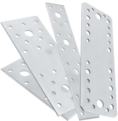 200 x 35 x 2.5mm Flat Joining Metal Plates Brackets ( Pack of: 1 ) Galvanised Steel