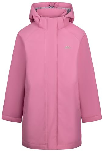 Trespass Girls Waterproof Jacket Maydew Sweetpink 7/8