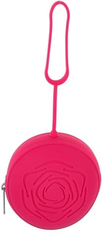 Tragbare Silikon Aufbewahrungsbox für Menstruationstassen, Reisegebrauch | Leicht und Praktisch, Kompakt für Unterwegs, mit Rose Design, für Tägliche Aufbewahrung und Reinigung