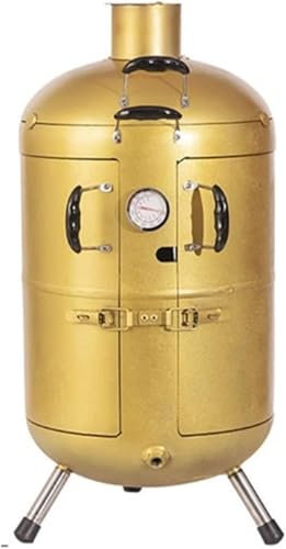 Parrilla de carbón al aire libre, barbacoa de leña, estufa grande sin humo, horno de picnic