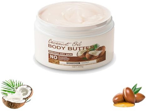 Butter Body Lotion for Face & Body, Fast Absorption Skincare, Refine and Clean Pores for Sensitive & Oily Skin, Deep Moisturizing with Natural Fragrance for Women Men (1pc, 200g)