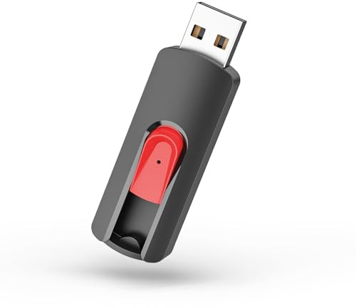 Vansuny Memoria USB de 32 GB 2.0 USB Stick Alta Velocidad para PC/Mac/Escritorio/Laptop/Consolas de Juegos (Rojo)