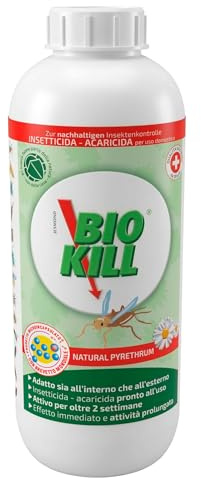 Bio Kill Insetticida Formiche da Piretro Naturale Cimici e Acari da 1L