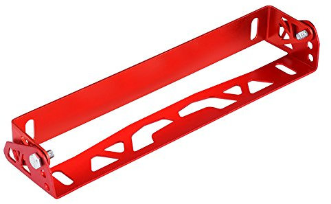 EBTOOLS Car License Holder Frame ,Universal Styling Aluminum License Plate Frame Adjustable Racing Number Holder (Red)