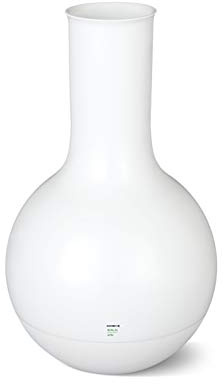 KPM Berlin: LAB Vase Kolbenform weiß, große minimalistische Porzellanvase, Moderne Blumenvase, 27 cm im Geschenkkarton (Rund)