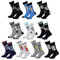 Disney Socks And Underwear - Chaussettes Licence fantaisie en Coton Vendu en Pack Surprise -Assortiment modèles photos selon arrivages- Pack de 10 Paires 43/46