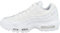 NIKE Unisex Air Max 95 Essential Running Shoe, Black White, 10 UK