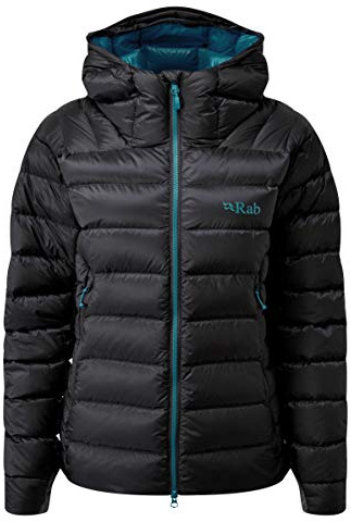 Rab Women's Electron Pro Down Jacket | 800-Fill, Hooded Coat, for Climbing & Mountaineering