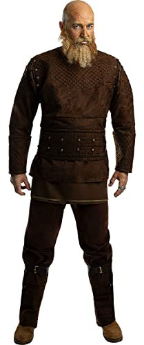 Funidelia Offizielles Ragnar Vikings Kostüm für Herren, Enthält Jacke, Gürtel, Hose und Stiefelüberzüge, Größe L - Anzug für Erwachsene für Partys, Karneval und Halloween